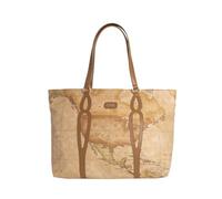 Alviero Martini Prima Classe Bolsa Shopper Geo Tabaco