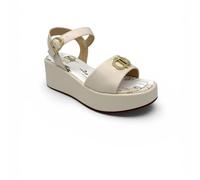 Alviero Martini Prima Classe Z13889662 Sandalias con cuña Mujer Beige, beige, 38 EU