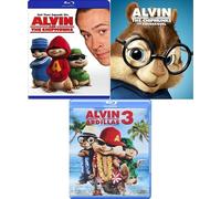 Alvin and the Chipmunks 3-Movie Collection: Alvin and the Chipmunks / Alvin and the Chipmunks: The Squeakquel / Alvin and the Chipmunks Chipwrecked [Blu-ray] Region 1/A