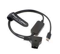 Alvin’s Cables Cable de Alimentación USB-C 5V 2A para for Blackmagic Design Micro Converter D-tap to Type-C Cable| 60 cm | 24 Pulgadas