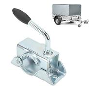 Alvinlite Abrazadera De Tubo Intermedio para Remolque, Abrazadera Dividida De Rueda Jockey De Remolque, Soporte De Soporte para Tubo De 48mm/1,89 Pulgadas De Diámetro