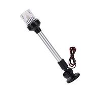 Alvinlite Luz de señal LED de navegación Redonda, luz de yate Ajustable Plegable, Luces de navegación de Ancla LED para Yates Marinos 12V-24V