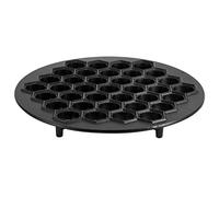 Alvinlite Molde ruso para raviolis, molde de bolas de masa hervida de 37 agujeros, máquina para hacer bolas de masa hervida de carne de pelmeni, molde de prensa de pelmeni de carne siberiana, cortador