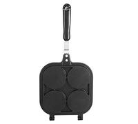 Alvinlite Pancake Pan Pancake Griddle Olla plegable Pancake Maker con 4 caras Flapjack Waffle Maker Antiadherente Desayuno Panqueques, Huevo frito sartén
