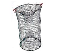 Alvinlite Trampa de cangrejo para pececillos, trampa de peces de cangrejo para peces de cebo, trampas de cangrejo plegadas (25 cm de diámetro)