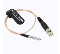Alvin's Cables 4 Pines Macho a BNC Macho Timecode Cable de Adaptador de Entrada para Red Epic Scarlet 50CM