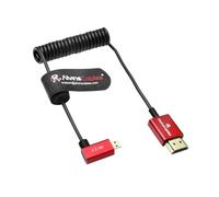 Alvin's Cables 8K 2.1 Cable HDMI Micro-HDMI a HDMI Cable Ultrafino 48Gbps Alta Velocidad para Atomos-Ninja-V 4K-60P Grabación para Canon-R5C|R5|R6 para Sony a7R a7 IV Cámaras 70cm/27.6inches