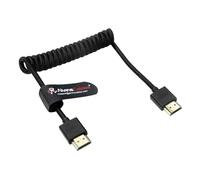 Alvin's Cables 8K HDMI 2.1 Cable enrollable de 2 pies, 8K@60Hz Cable HDMI de alta velocidad con conectores trenzados y dorados de 24K para juegos, cine en casa, monitor, TV, PS5, Xbox, Apple TV, Negro