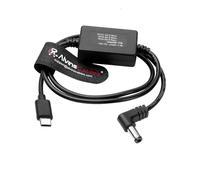 Alvin's Cables Ángulo recto DC al cable de alimentación tipo C para Canon R5C, para Sony A7SIII FX3, Nikon Z5 Z9 S5, USB-C PD 5V 9V 12V 3A para teléfonos de cámaras sin espejo, 24in