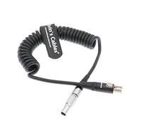 Alvin's Cables ARRI Red Cámaras 12V Monitor Cable de alimentación 2 Pines Macho a Mini XLR 4 Pines Hembra para TVlogic Monitor