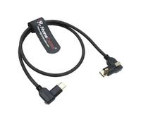 Alvin's Cables Bloqueando el cable de alimentación USB-C Ultra-flexible para el monitor Pyxis Blackmagic,USB-C 3.2 Cable de transferencia de datos de 10Gbps para micro Studio Blackmagic 4K G2 20in