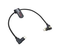 Alvin's Cables Bloqueando el cable de alimentación USB-C Ultra-flexible para el monitor Pyxis Blackmagic,USB-C 3.2 Cable de transferencia de datos de 10 Gbps para micro Studio Blackmagic 4K G2 12IN