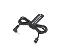 Alvin's Cables BMPCC DC - Cable de alimentación de 2,5 x 0,7 mm en ángulo recto a USB-C tipo C PD para cámara de cine de bolsillo Blackmagic Design de 60 cm