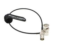 Alvin's Cables BNC ángulo Recto Macho a BNC Hembra SDI Cable para cámara 50 Ohm