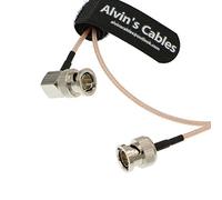 Alvin's Cables BNC Macho a Macho RG179 Cable coaxial para BMCC Video Blackmagic cámara de ángulo Recto a 1 M Recta