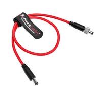 Alvin's Cables Cable CC a CC con bloqueo para Atomos Ninja V Shogun, cable CC con bloqueo 5.5 2.1 para dispositivos de vídeo Monitor PIX-E7 PIX-E5, ultra suave 45 cm | 17,7 pulgadas