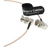 Alvin's Cables Cable coaxial RG179 Macho a ángulo Recto BNC para BMCC Video Blackmagic Camera 60CM