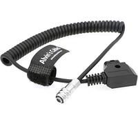 Alvin's Cables Cable de Alimentación BMPCC 6K para Blackmagic Pocket Cinema Cámara 6K Weipu 2 Pines Hembra a D-Tap Cable en Espiral de Gold Mount V-Mount Battery