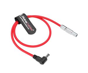 Alvin's Cables Cable de alimentación CC ultra suave de 2 pines para Teradek Bond, Blackmagic Pyxis, cámara Z CAM E2, para placa de batería Tilta de 45 cm | 17,7 pulgadas