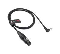 Alvin's Cables - Cable de alimentación hembra XLR de 4 pines a DC 5,5 × 2,5 mm en ángulo recto para cámaras Sony Venice F55 SXS, Canon C400, monitores SmallHD,TVLogic,paneles LED Practilite pantallas
