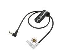Alvin's Cables Cable de alimentación para Zacuto Kameleon EVF DC Macho a ángulo recto Ajustable 4 Pines Macho 45 cm | 18 pulgadas