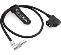 Alvin's Cables Cable de alimentación para Zacuto Kameleon EVF giratorio ángulo recto 4 pines macho a D-tap 45 cm