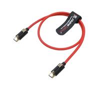 Alvin's Cables Cable de alimentación USB-C de bloqueo ultraflexible para monitor Pyxis Blackmagic,cable de transferencia de datos USB-C 3.2 de 10 Gbps para Pyxis Blackmagic 6K o Ursa Cine 12K 20in
