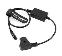 Alvin's Cables Cable de alimentación USB-C tipo C PD en ángulo recto a D-tap 5 V 3 A | 9 V 2 A | 12 V 1,5 A cable de carga rápida para cámaras transmisor de 45 cm | 45,7 cm