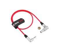 Alvin's Cables Cable de código de Tiempo Ultra Suave para Red Komodo, cámara Red V-Raptor 8K, Tentacle Sync TRS de 3,5 mm a EXT Cable Macho de 9 Pines 45 CM