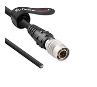 Alvin's Cables Cable E/S Macho Hirose 6 Pines HR10A-7P-6P a Extremo Libre, Blindado Alta Flexibilidad para Topografía, Cámara Industrial, Automatización y Robótica 6.6ft/2m