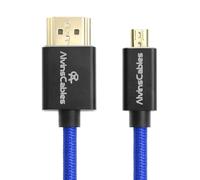 Alvin's Cables Cable en espiral 8K 2.1 Micro HDMI a HDMI para Atomos Ninja V, 8K @60Hz 4K @60Hz Cable HDMI de alta velocidad para Sony A7RIII A7II A7M3, para Canon R5 M6, para FUJIFILM X-T4 X-T3