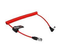 Alvin's Cables Cable en espiral de alimentación CC a Hirose de 4 pines ultra suave para dispositivos de audio 633 | 644| 688, Zoom F4|F8, ZAXCOM