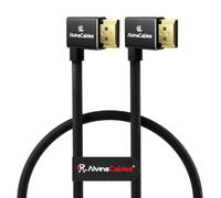 Alvin's Cables cable HDMI 2.1 8K, 30 cm, 48 Gbps de alta velocidad | 8K60/4K120, HDR, VRR, eARC; para Atomos Ninja V, Portkeys BM5, Canon, Z CAM, Sony FX/FS/A7SIII