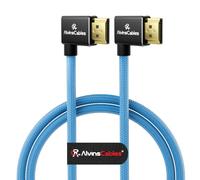 Alvin's Cables cable HDMI 2.1 8K, 45 cm, 48 Gbps de alta velocidad | 8K60/4K120, HDR, VRR, eARC; para Atomos Ninja V, Portkeys BM5, Canon, Z CAM, Sony FX/FS/A7SIII