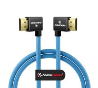 Alvin's Cables cable HDMI 2.1 8K, 45 cm, 48 Gbps de alta velocidad | 8K60/4K120, HDR, VRR, eARC; para Atomos Ninja V, Portkeys BM5, Canon, Z CAM, Sony FX/FS/A7SIII