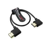 Alvin's Cables Cable HDMI 2.1 8K en forma L para Z CAM E2 30 cm, cable alta velocidad de ángulo recto para monitor de cámara, para Sony A7S3 FS5 FS7 A7iv, Atomos Ninja V, Portkeys BM5, BMPCC,Panasonic