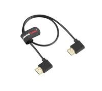 Alvin's Cables Cable HDMI 2.1 8K en forma L para Z CAM E2 50 cm, cable alta velocidad de ángulo recto para monitor de cámara, para Sony A7S3 FS5 FS7 A7iv, Atomos Ninja V, Portkeys BM5, BMPCC,Panasonic