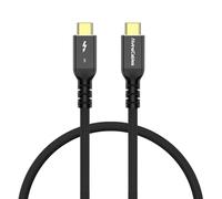 Alvin's Cables Cable Thunderbolt 5, 1 ft USB-C a USB-C Cable 120 Gbps 240 W PD Fast Charging 16 K, compatible con Thunderbolt 4/3, USB4, para MacBook, Egpu, Dock, Intel certificado