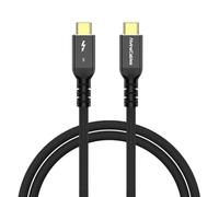 Alvin's Cables Cable Thunderbolt 5, 3,3 ft USB-C a USB-C Cable 120 Gbps Bandwidth 240 W PD Fast Chargeg 16 K, compatible con Thunderbolt 4/3, USB4, para MacBook, Egpu, Dock, Intel certificado