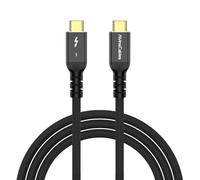 Alvin's Cables Cable Thunderbolt 5, 6,6 ft USB-C a USB-C Cable 120 Gbps Bandwidth 240 W PD Fast Chargeg 16 K, compatible con Thunderbolt 4/3, USB4, para MacBook, Egpu, Dock, Intel certificado