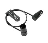 Alvin's Cables Cable XLR giratorio de perfil bajo de 3 pines macho a hembra, conector original, cable de audio equilibrado para micrófono