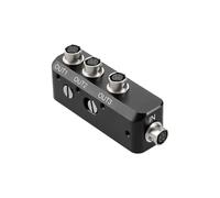 Alvin's Cables Caja divisora Hirose 4 Pines HR10A-7R-4S para Adaptador Sound Devices 888 833 y Zoom F8, Divisor Triple Hembra Hirose 4 Pines, Distribuidor 1 Entrada 3 Salidas