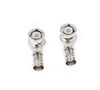 Alvin's Cables Conectores BNC de Ángulo Recto RF Coaxial Macho a Hembra - Adaptador de 90 Grados para Cable HD SDI - 2 Piezas