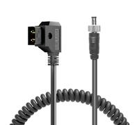 Alvin's Cables D-Tap para Bloquear DC 5.5 * 2.1 Cable de alimentación en Espiral para Atomos Monitor Dispositivos de Video PIX-E7 PIX-E5 7 Pantalla táctil Hollyland Mars 400s