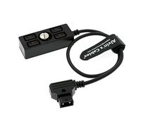 Alvin's Cables D-Tap Splitter Cable Dtap Macho a 4 Puertos D Tap Hembra Splitter Hub Cable de alimentación para ARRI Red Teradek SmallHD SmallRig V-Mount|Batería Gold-Mount 40cm/15.7in