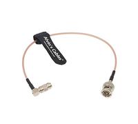 Alvin's Cables DIN 1.0/2.3 ángulo Recto a BNC Macho 75 Ohm HD SDI RG179 Cable para Blackmagic 30CM
