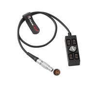 Alvin's Cables Divisor de Alimentación 1B 6 Pines Macho a 4 D-Tap Hembra, Cable 1 a 4 para dji Ronin 2, Monitor y Motor de Enfoque, 60cm | 2ft