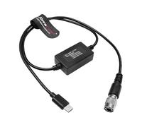 Alvin's Cables Hirose - Cable de alimentación tipo C de 4 pines para Canon R5C, para Sony A7SIII FX3, Nikon Z5 Z9 S5, USB-C PD 5 V 9 V 12 V 3 A para teléfonos fotográficos sin espejo, 24 pulgadas