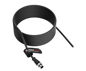 Alvin's Cables M12 A-Code 8 Pin Male a Abierto de alimentación Final de E/S Cable CAT6A Broteado de Alta flexión para Cogneence Basler Basler Automation Industrial FieldBus Módulo 16.4ft/5m