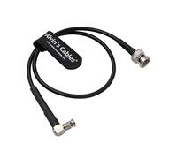 Alvin's Cables Micro-BNC Macho BNC de Alta Densidad en ángulo Recto a BNC Macho 6G HD SDI Cable Coaxial para Blackmagic-Video-Assist 75 Ohm 50cm